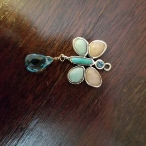 Sterling butterfly pendant